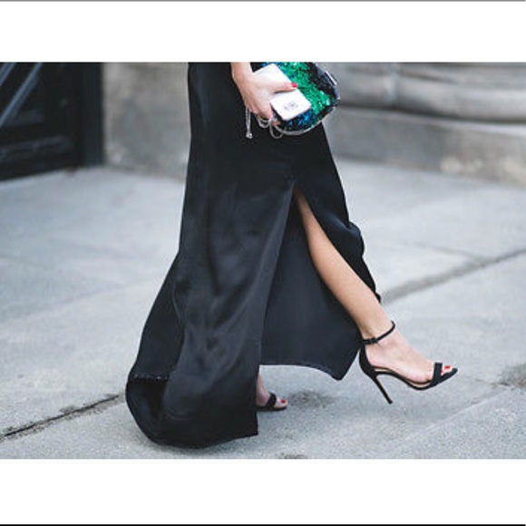 NWT Zara Black Lace Inset Camisole Maxi Dr… - Picture 4 of 8